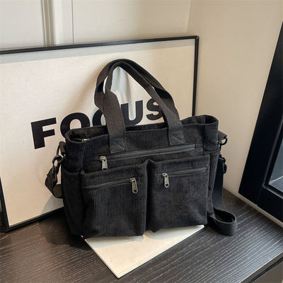 Stylish Velvet Tote Bag - Spacious, Durable, and Chic for Everyday Use 0