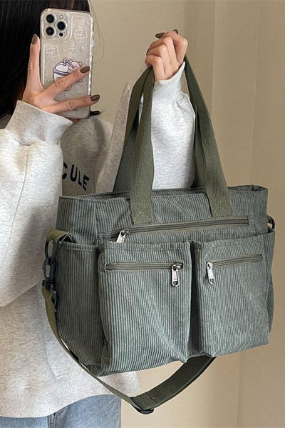 Stylish Velvet Tote Bag - Spacious, Durable, and Chic for Everyday Use 7